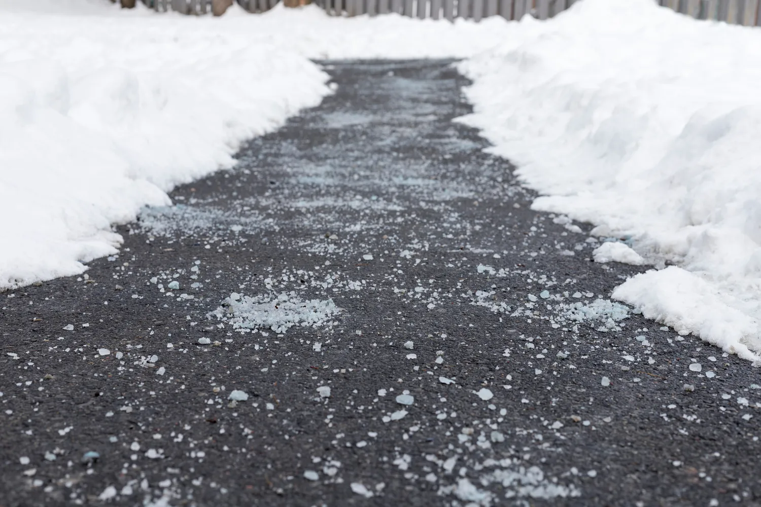 Liquid deicer protecting against winter hazards